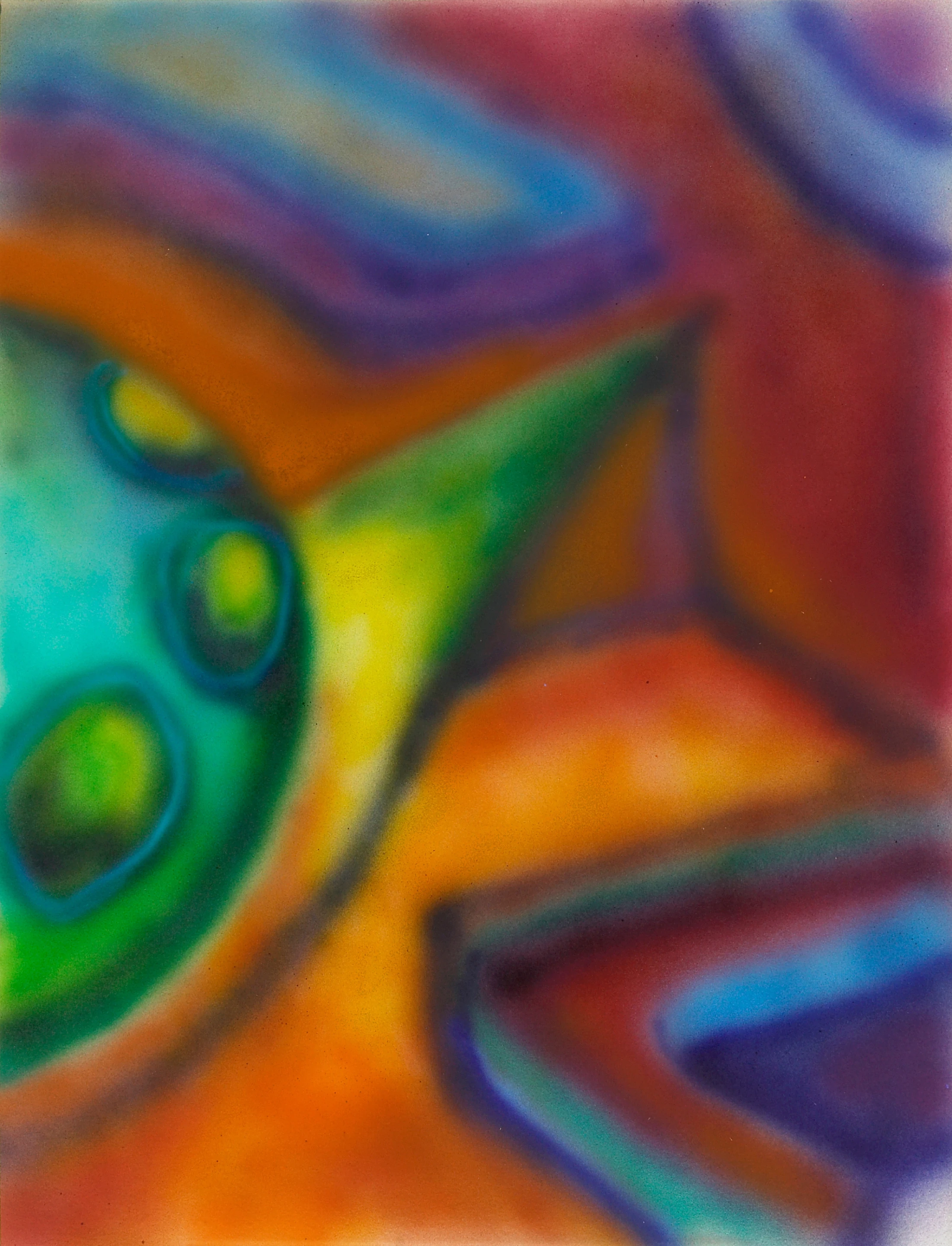 Alien Craft from 1985 was one of Garcia's earliest airbrush-finished pieces