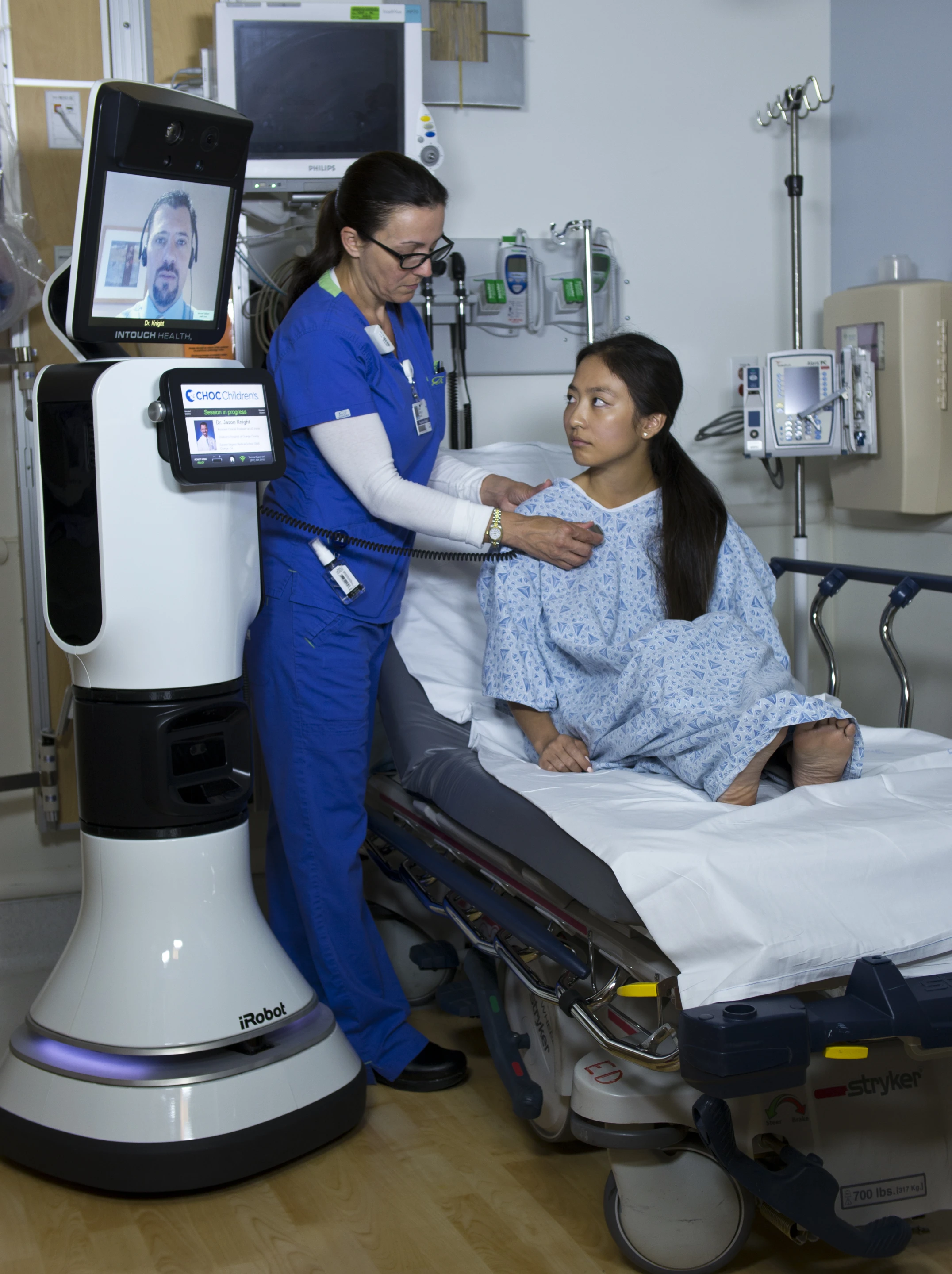 The RP-VITA can allow doctors to make a diagnosis remotely