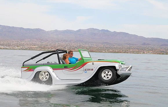 The Panther has a smooth transition to planing (Photo: WaterCar)