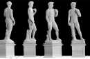 Michelangelo's David 3D-printed in miniature