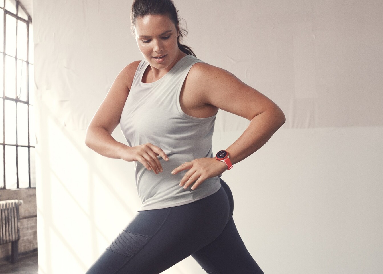 The lighweight smartwatch is focused on fitness and activity