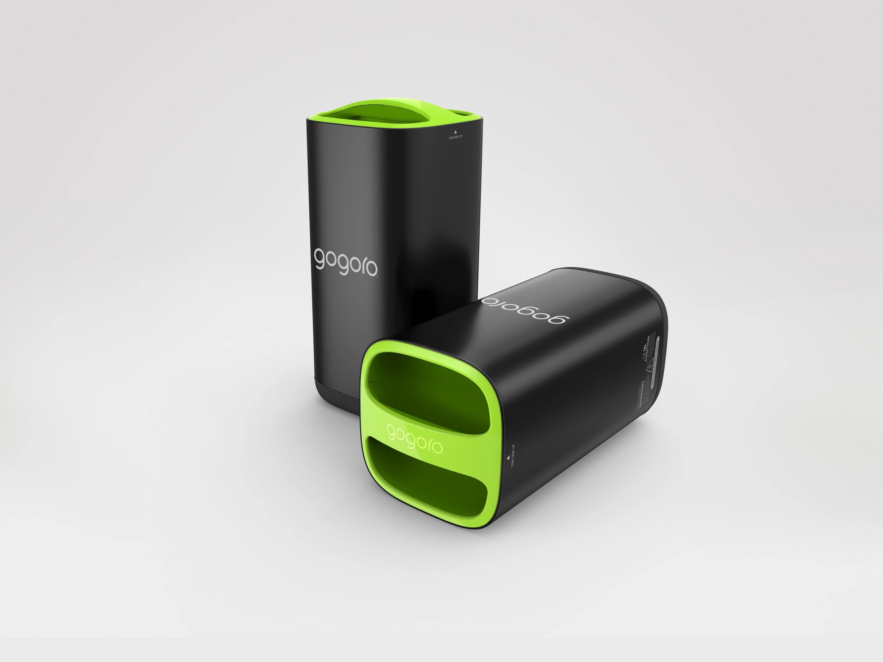 The Gogoro's battery uses Panasonic's 18650-size automotive-grade lithium-ion energy cells