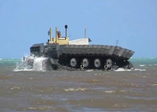 DARPA's CATT prototype swimming through the ocean (Photo: DARPA)