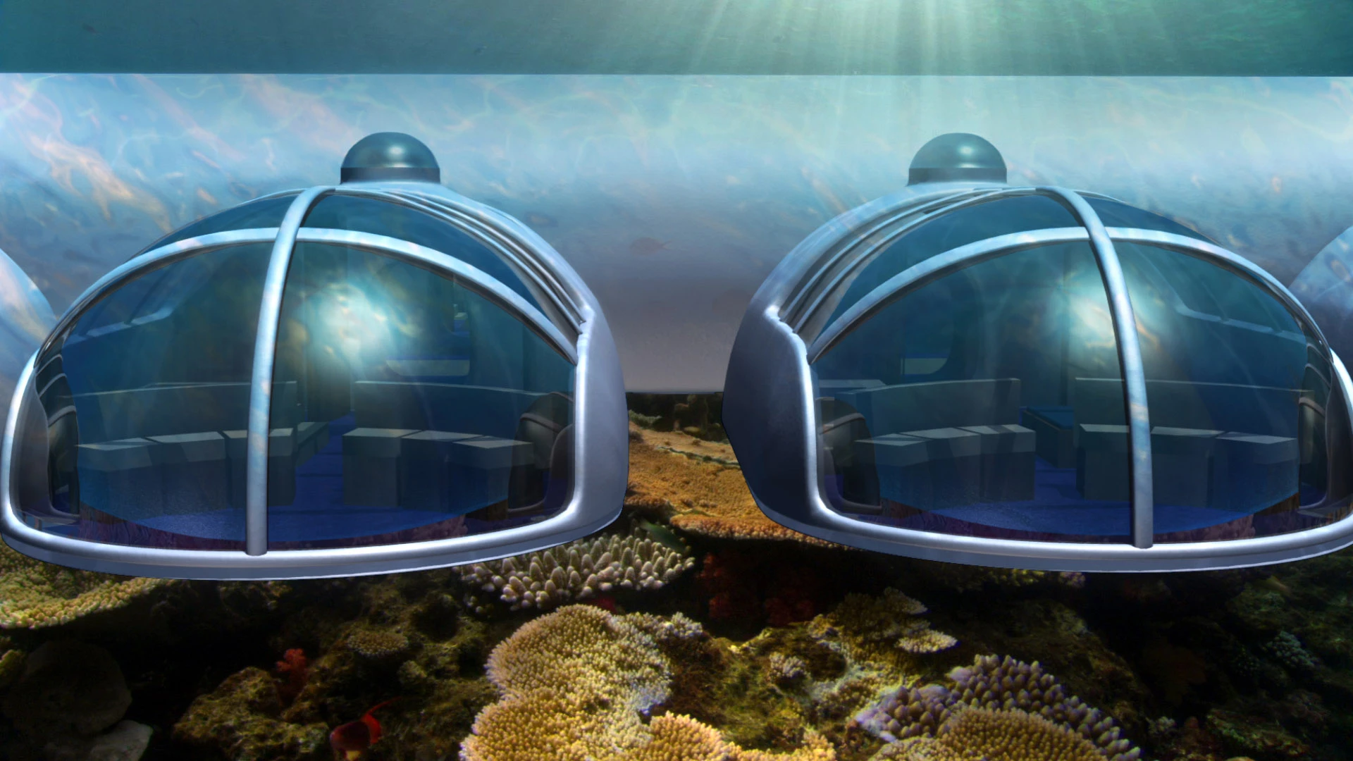 The undersea unit will comprise 24 suites 550 ft2 (50 m2) in size