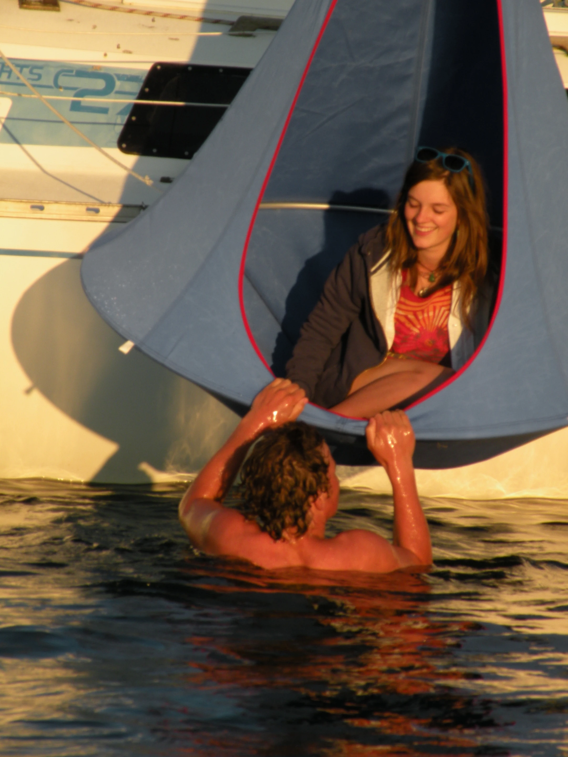 Cacoon is weatherproof and designed to be used anywhere, including on boats
