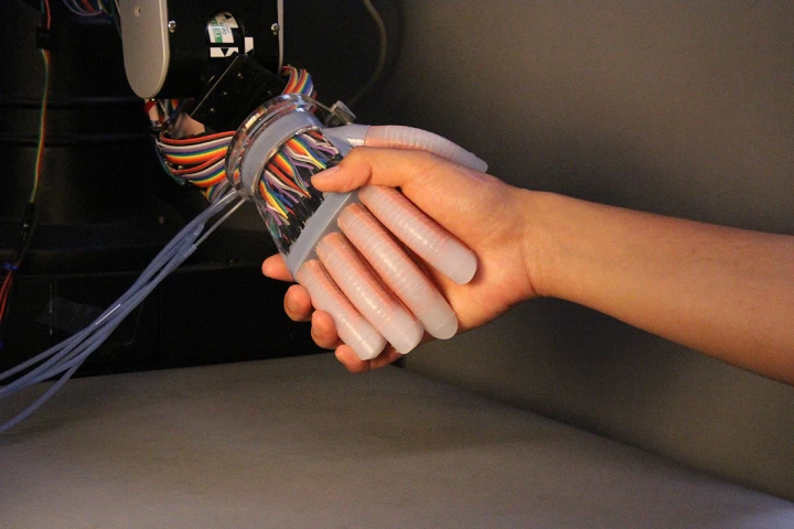 Researchers have created a prototype prosthetic hand that's able to determine by touch whether fruit is ripe, and the pressure necessary to hold an object firmly, but gently, in response to the way it "feels"