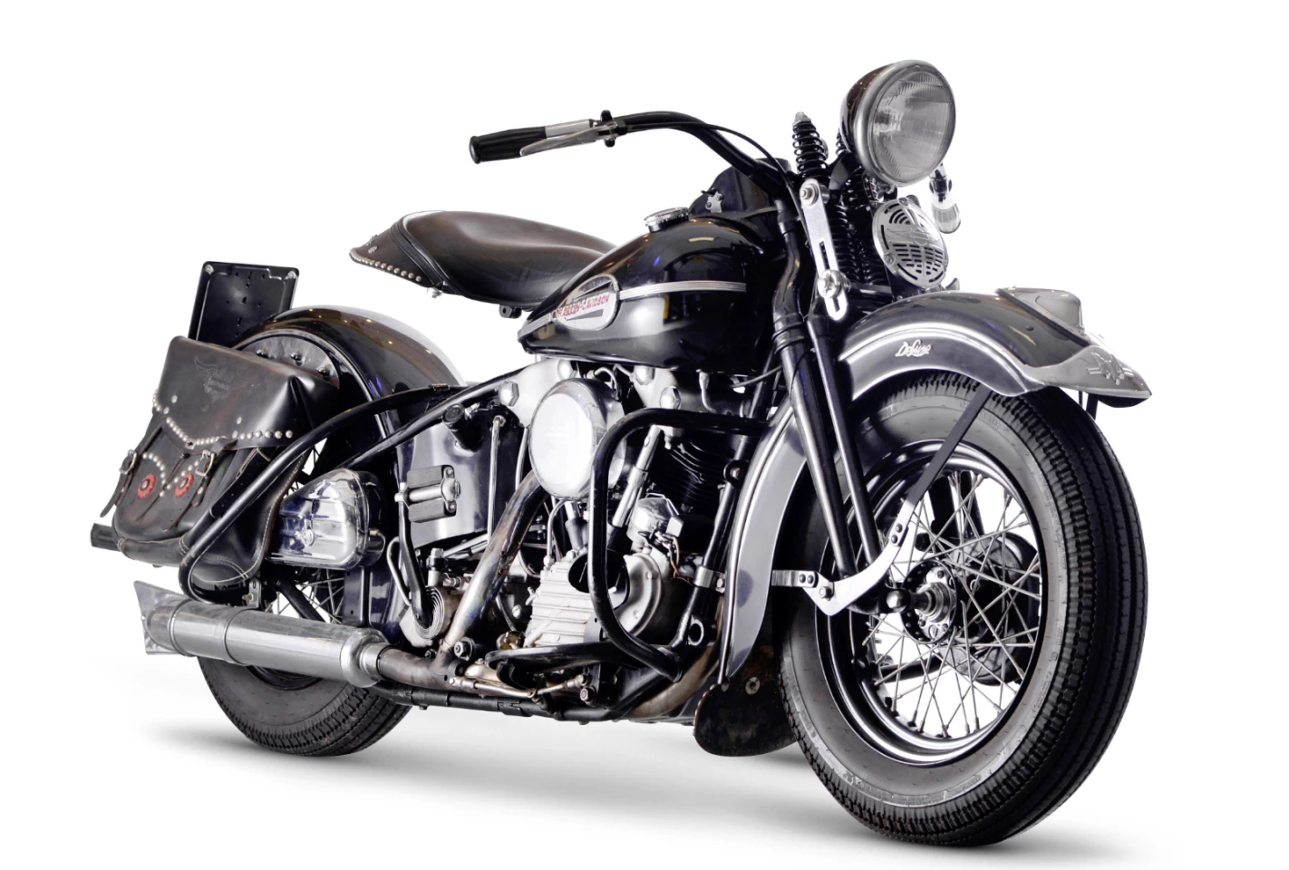 This 1946 Harley-Davidson 74ci FL 'Knucklehead', Lot 31 at Bonhams Lonatti Collection Sale (17-Oct-15) is estimated to sell for between £20,000 and 25,000 ($31,000 and $38,500)