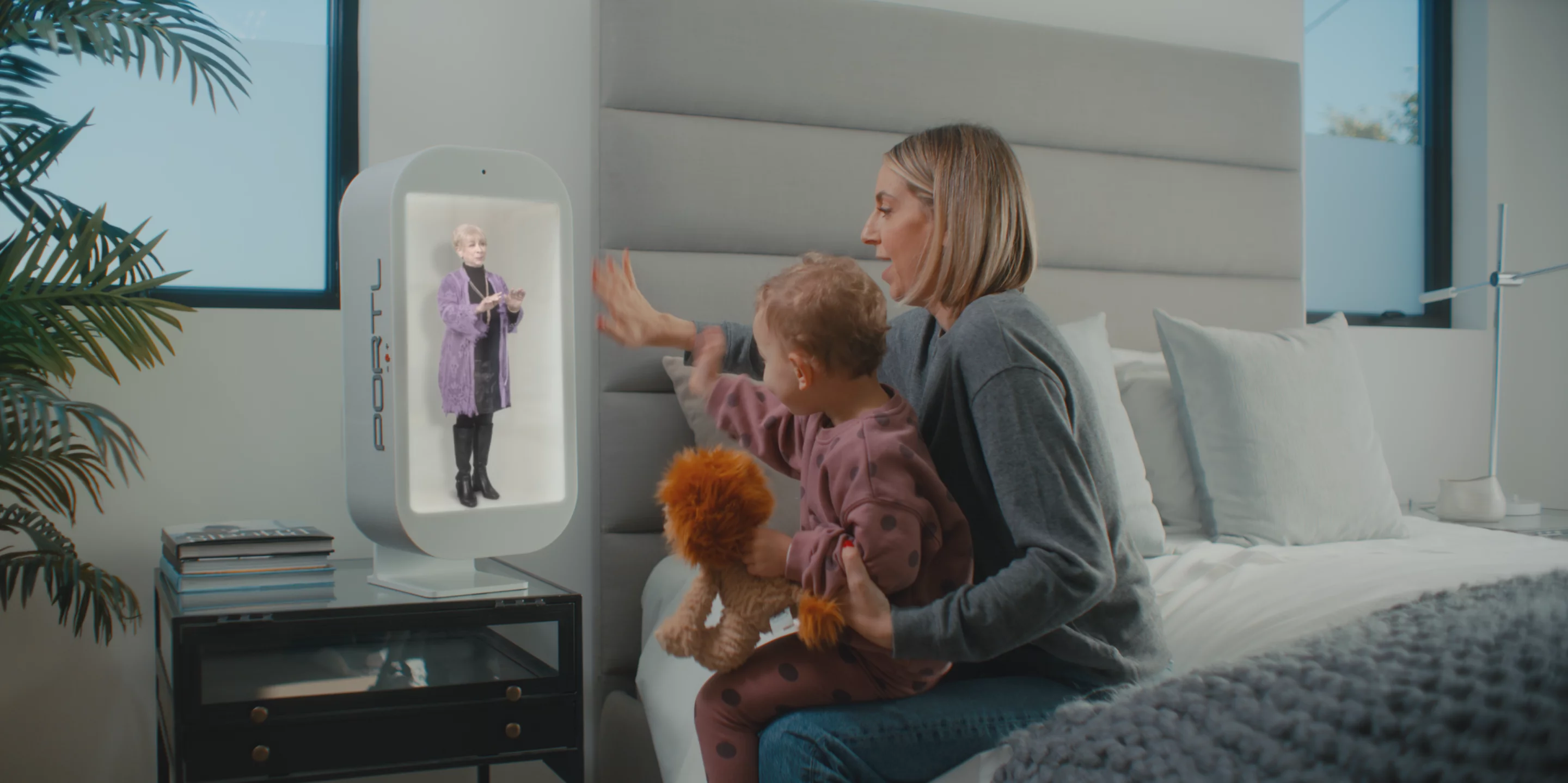 Forget your two-dimensional Zoom calls, the M by Portl can beam holograms into your home