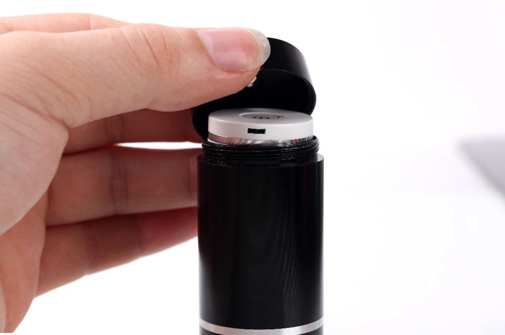 The earbuds come with a sleek tube for storage, which doubles as a charging device, with each charge of the 90 mAh polymer battery, said to be good for 20 days of use