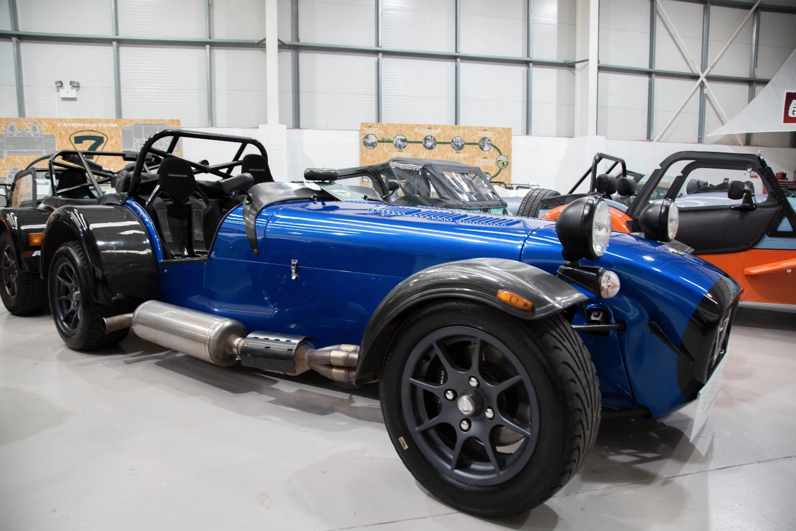 Cars be fitted with a 'standard' windscreen, or the aero screen fitted here ... BYO helmet
