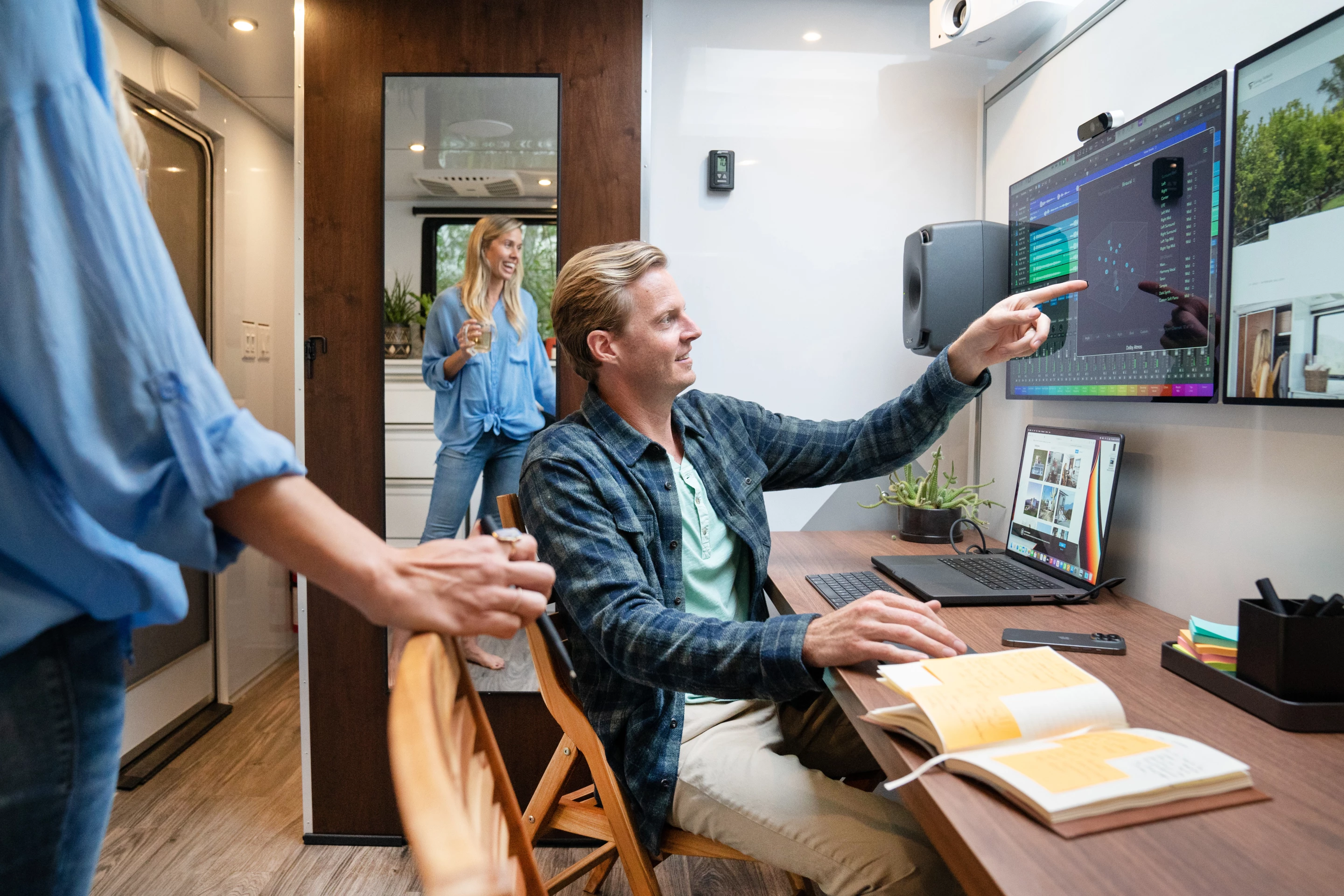 Getting work done on the open road