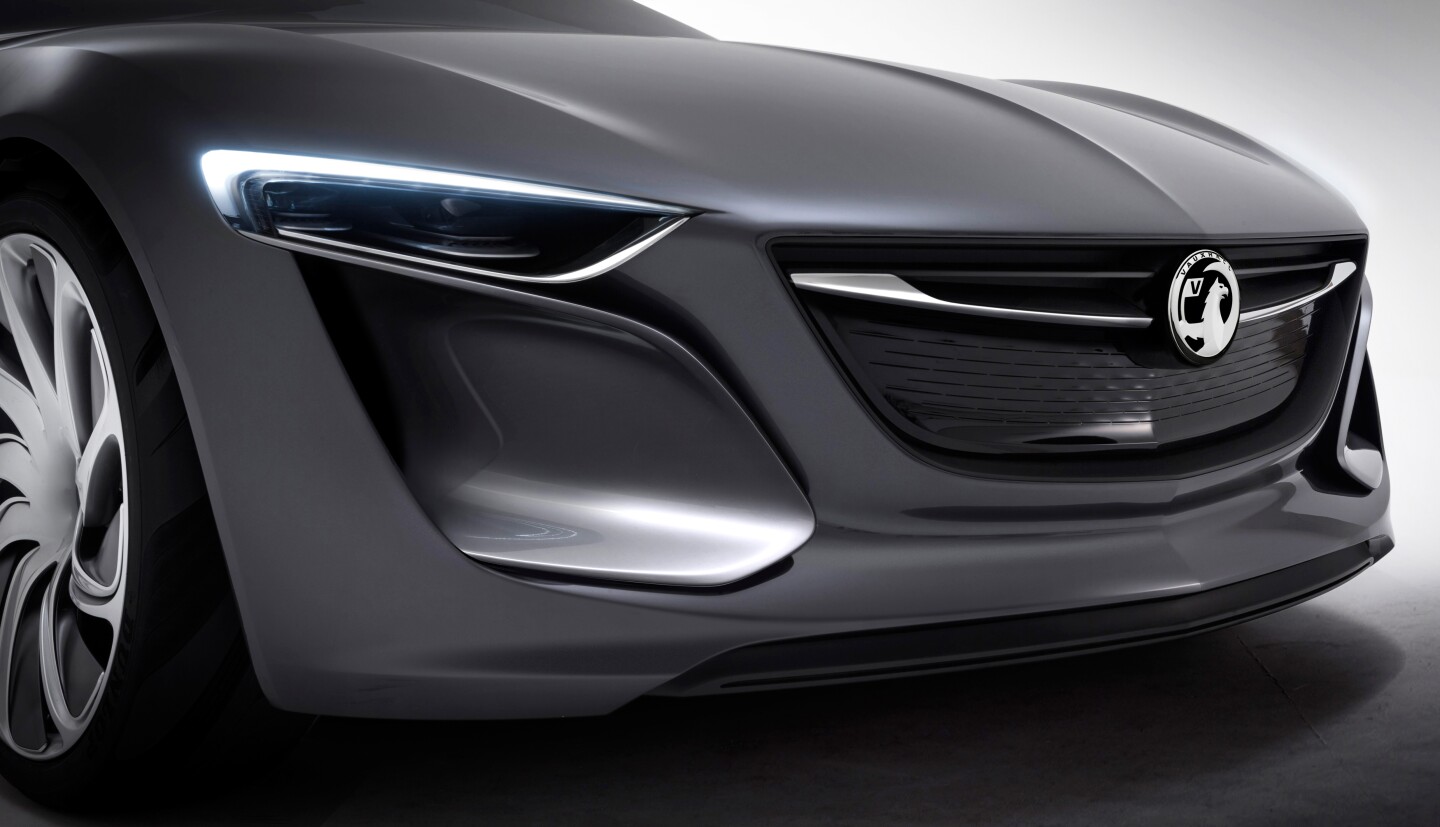 The huge air scoops dominate the grille