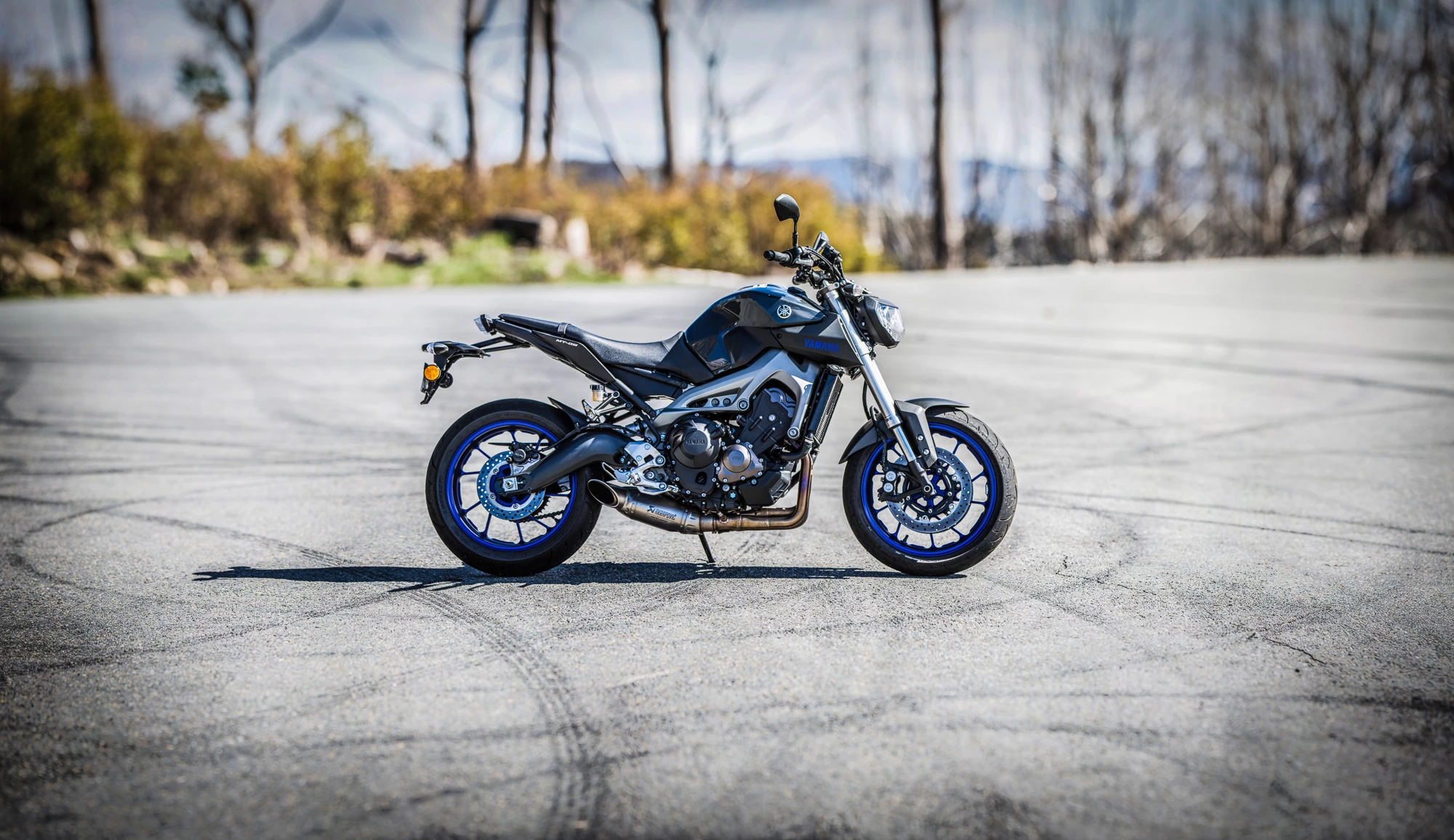 Yamaha's MT-09 (or FZ-09 in the USA) was a well deserved sales success in 2014 (Photo: Noel McKeegan)