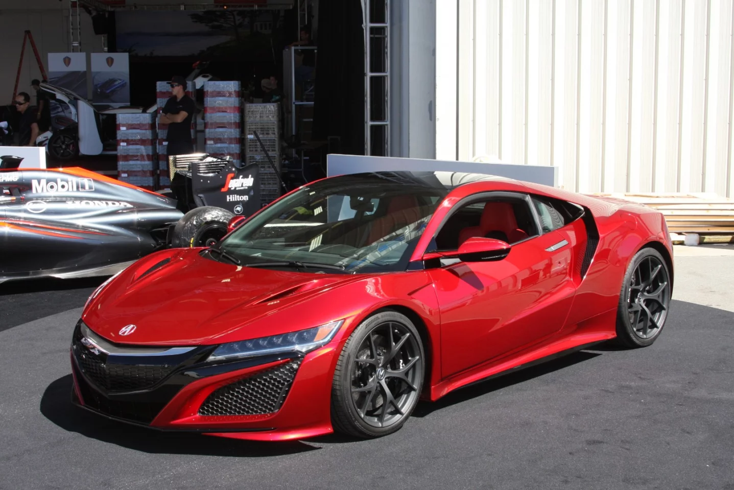 New Acura was on display at hangar Party