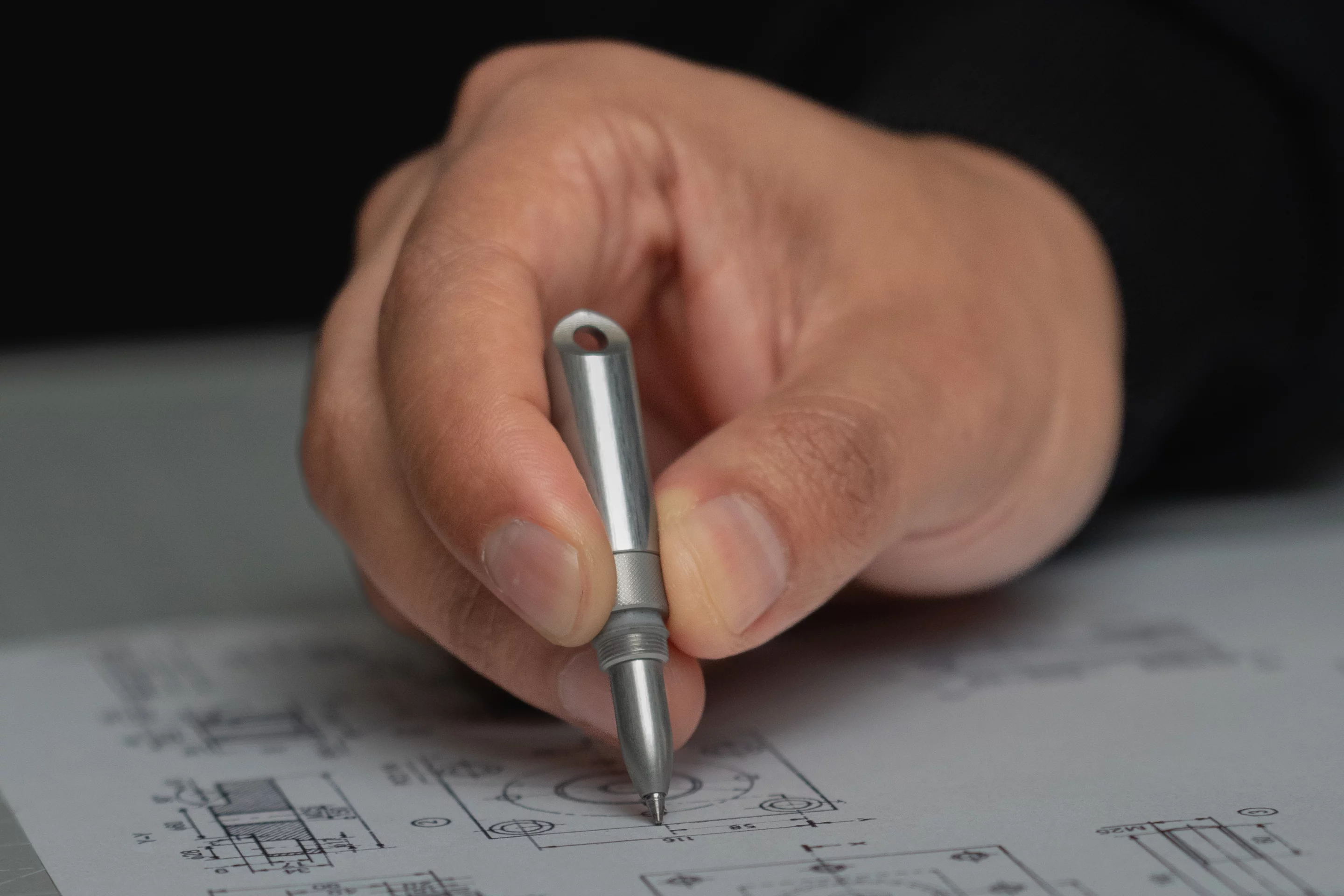 The SlashPen in handwriting action