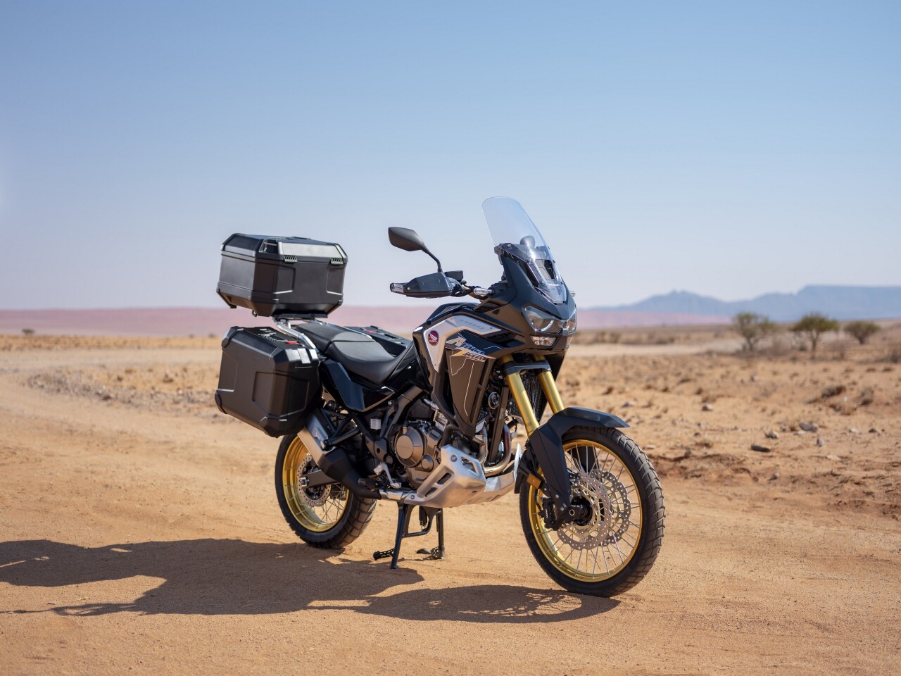 The 2020 Honda CRF1100L Africa Twin Adventure Sports is the higher-spec touring variant