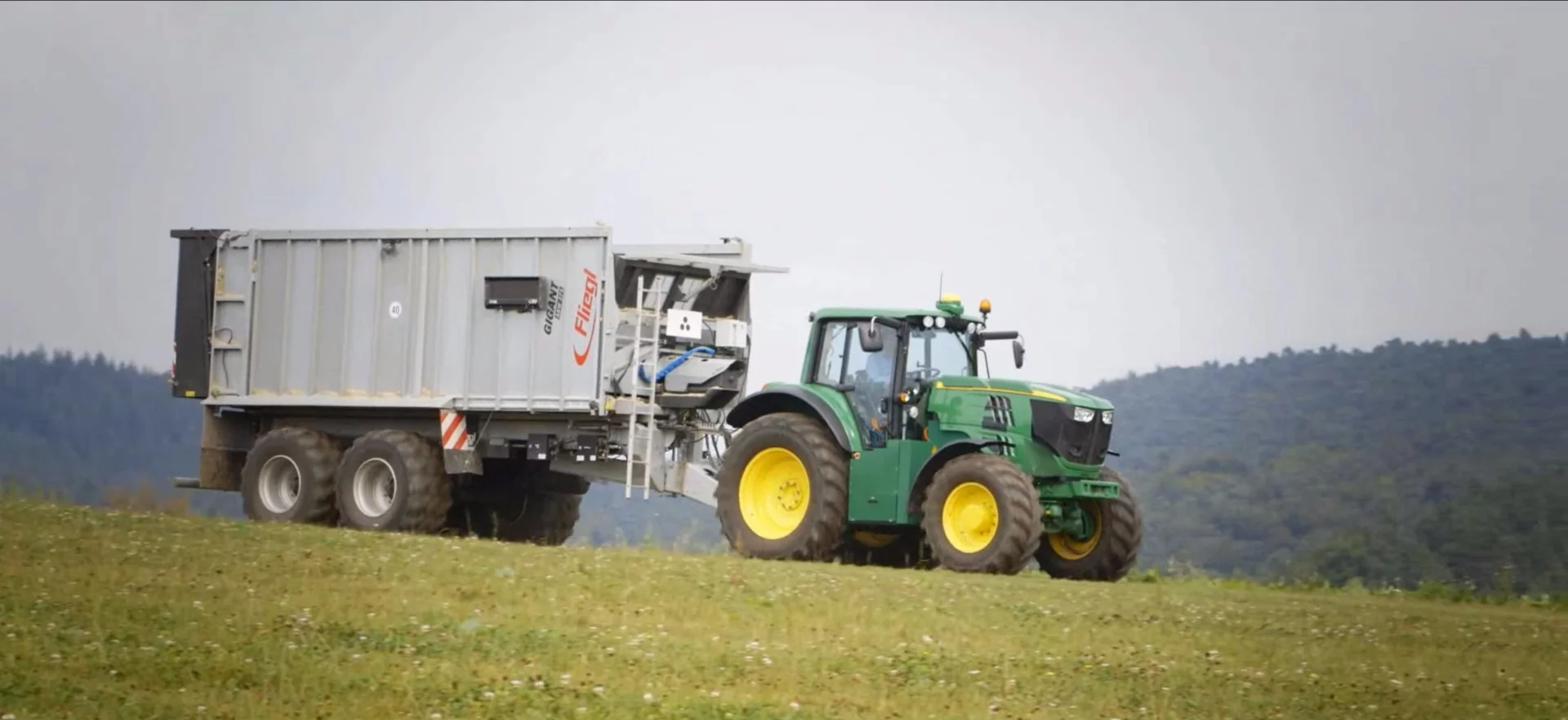 John Deere's SESAM electric tractor: regen braking will help refill the battery on downward slopes