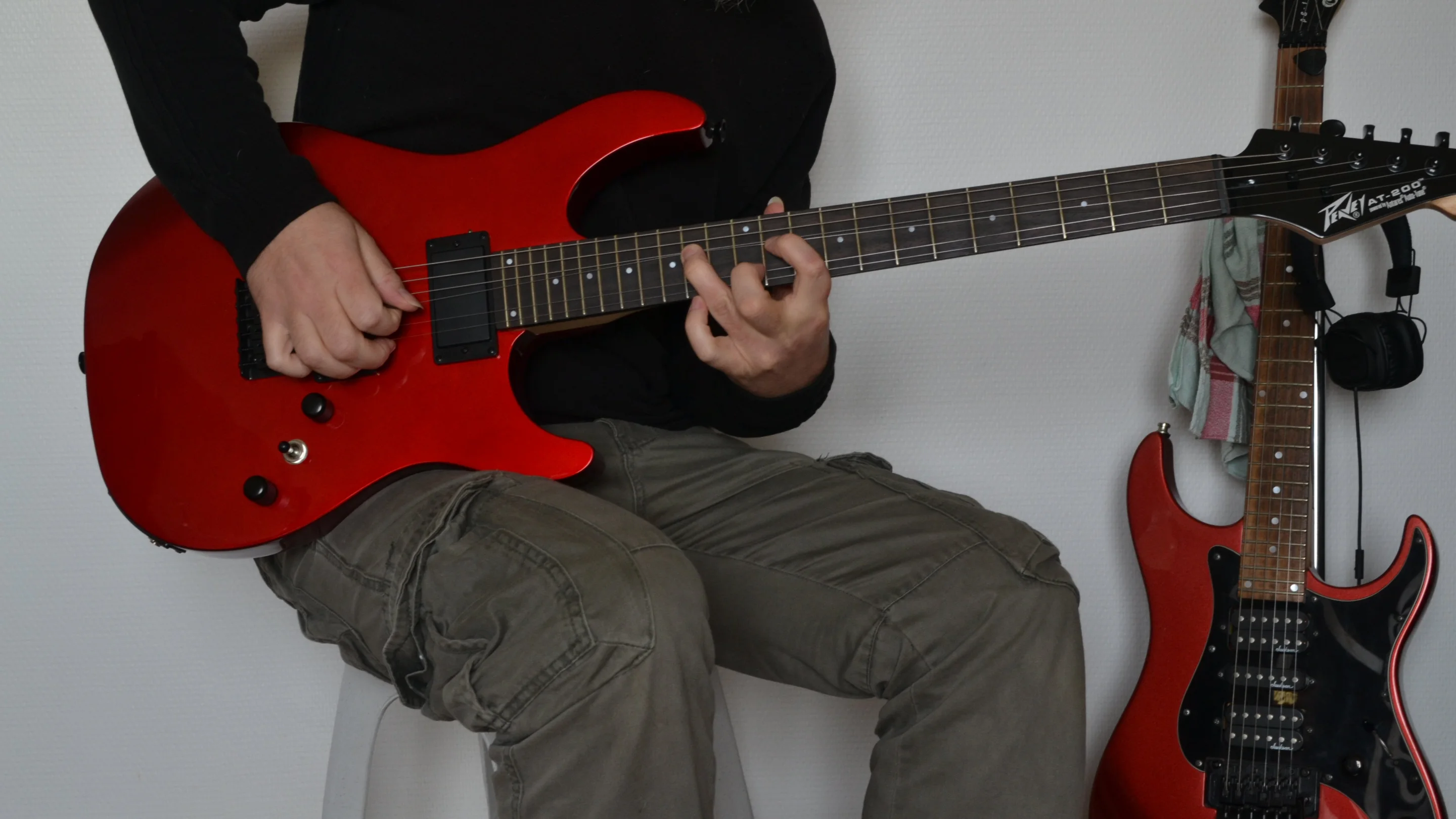 Working in the strings before I plug in the AT-200 for the first time – it feels good in the hands