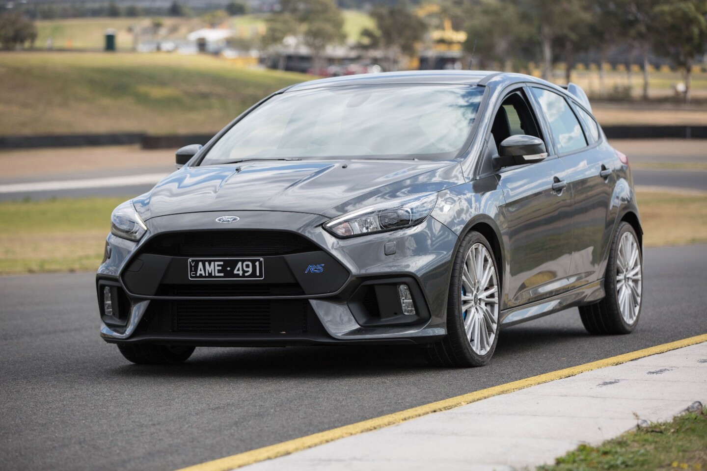 The Focus RS is a great way to learn the track – it's forgiving and fun