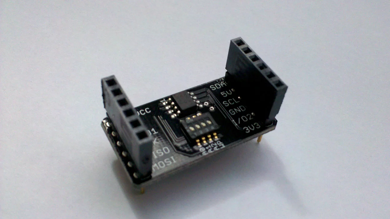 The FRAM-X BoardX add-on boasts 512 bytes of ferroelectric RAM.