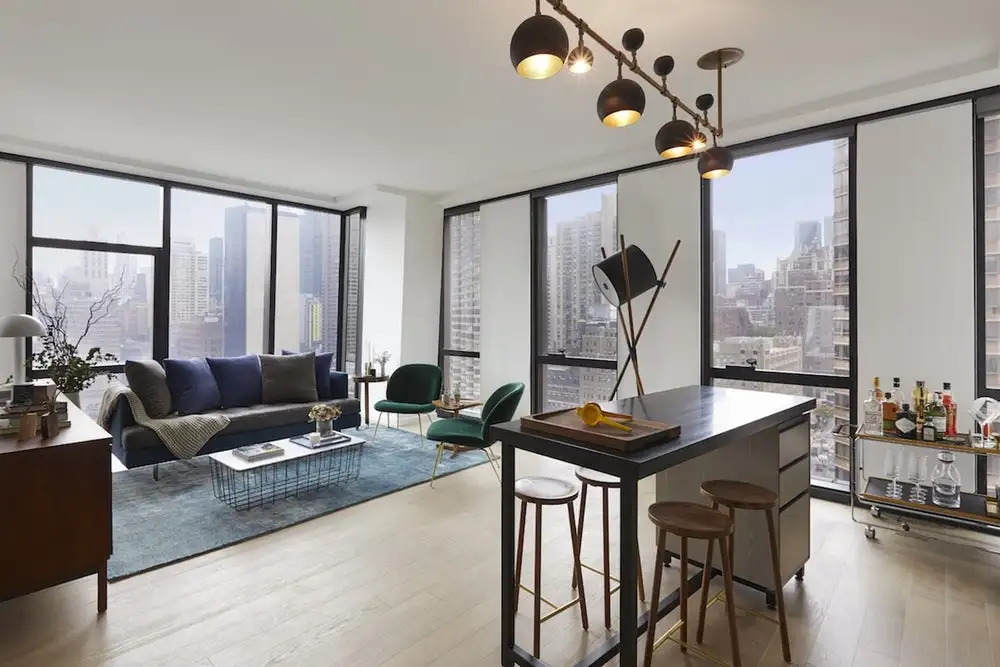 The American Copper Buildings' apartments offer excellent views over Manhattan