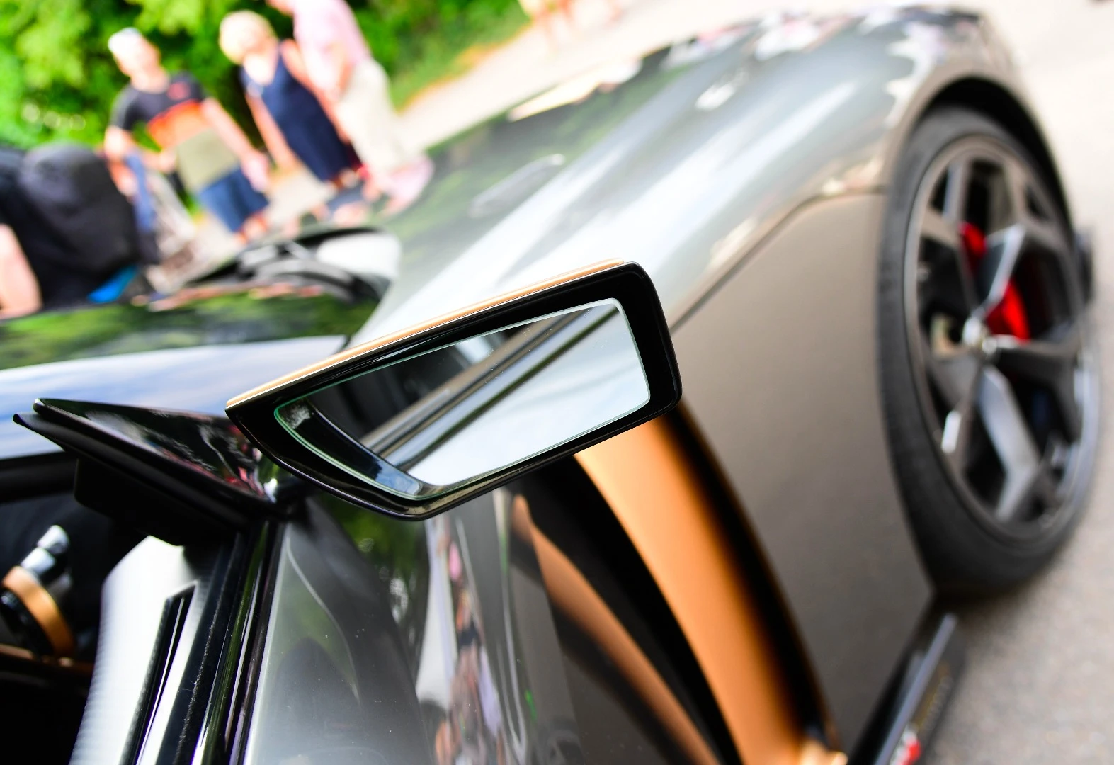 The GT-R50 features larger "samurai blade" air outlets behind the front wheels