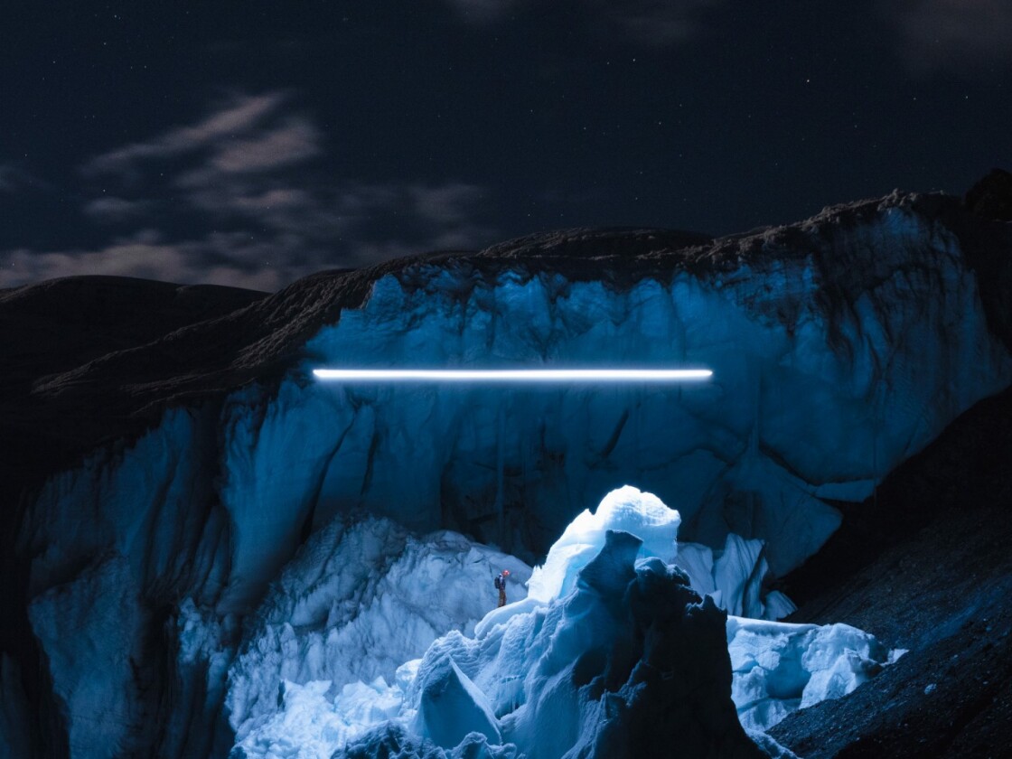 Terminus, Wu's latest series, took him to a glacier in Peru