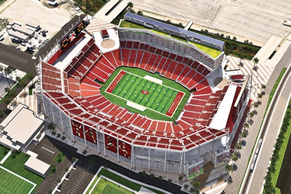 The newly-built Levi's Stadium utilizes both technologically and environmentally advanced features