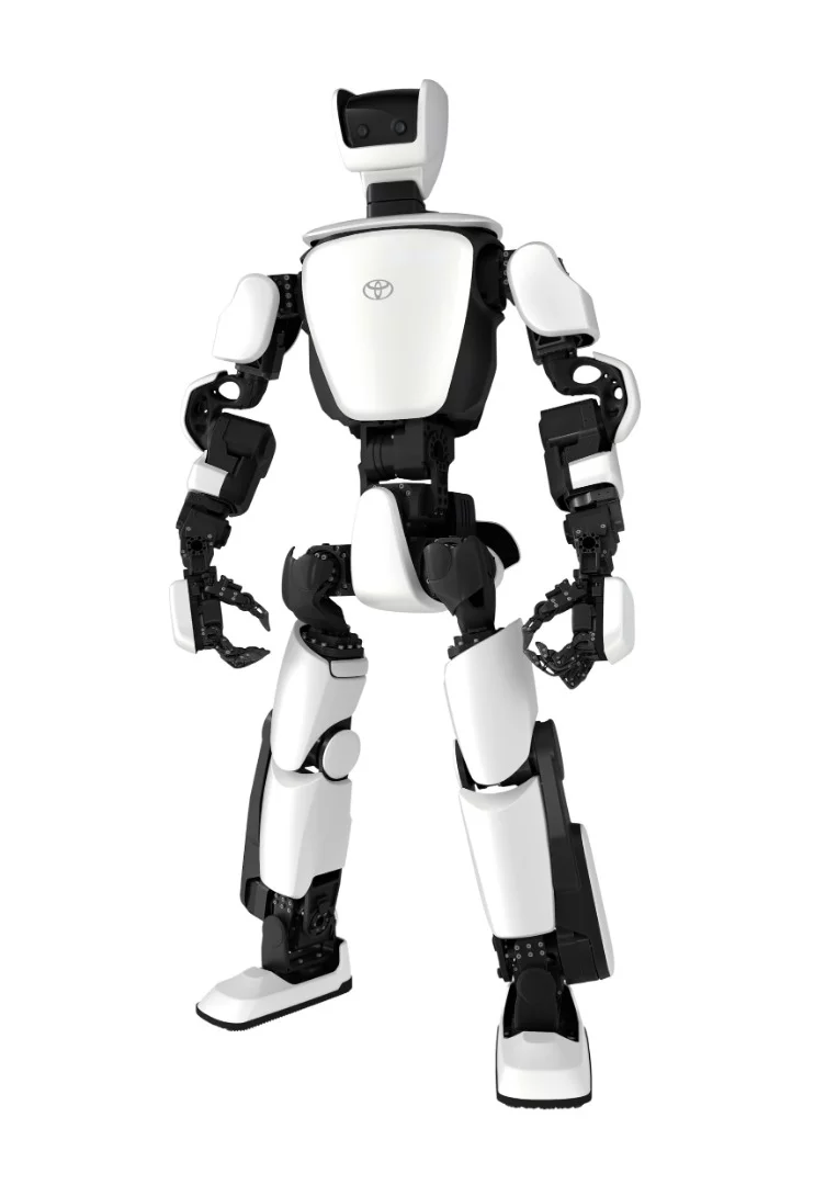 The T-HR3 humanoid robot will live feed sounds and video from a mascot robot's location, and will even mimic its movements