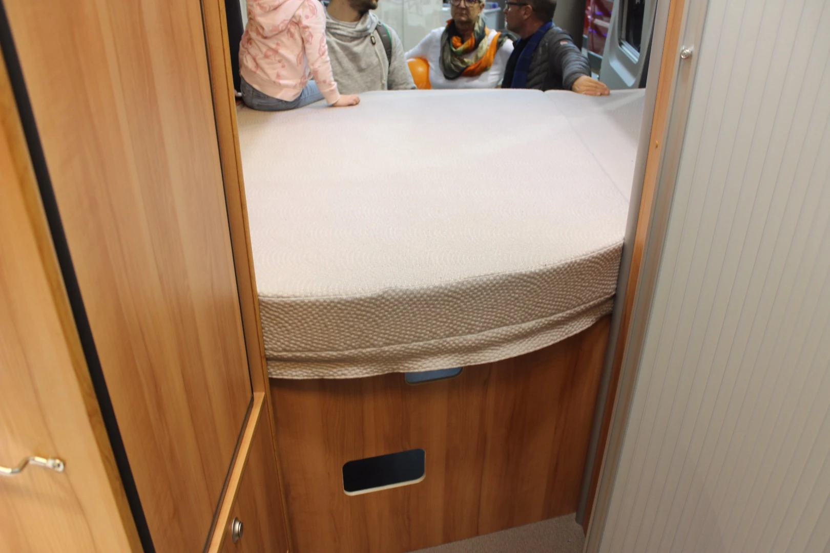 Rear bed on the Pössl 2Win Vario