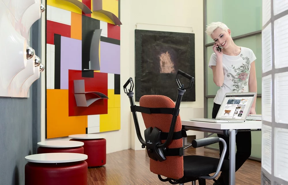 OfficeGym offers an unobtrusive method of exercising at work