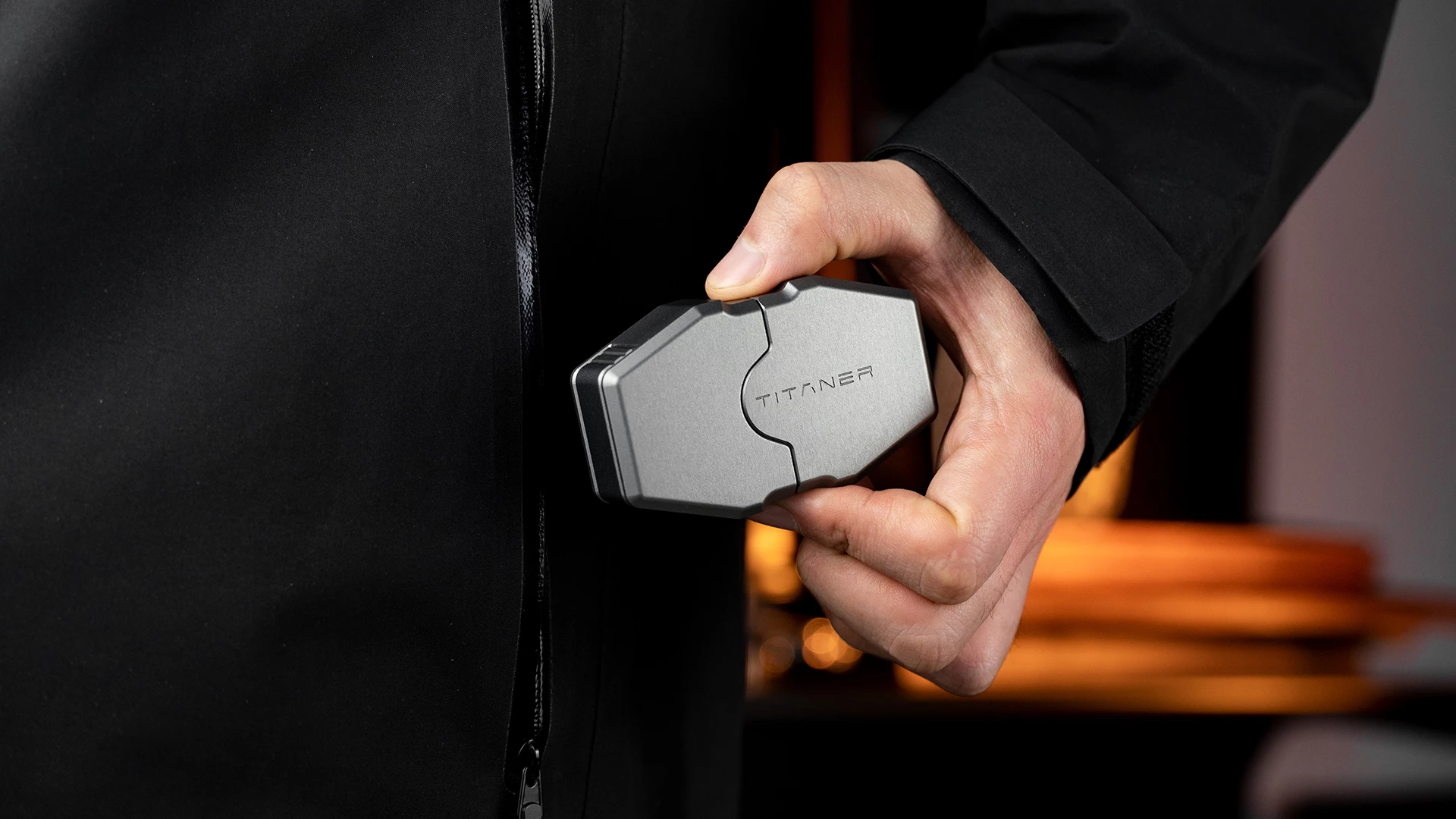 The entire lightweight ratchet set can fit neatly inside a pocket