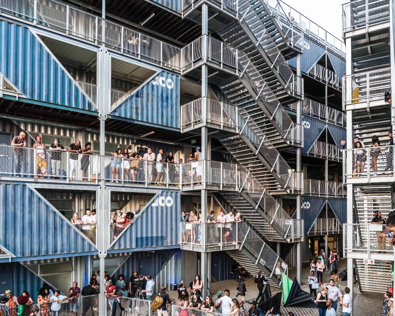 Drivelines Studios is located in Johannesburg, which also hosts shipping container-based student accommodation