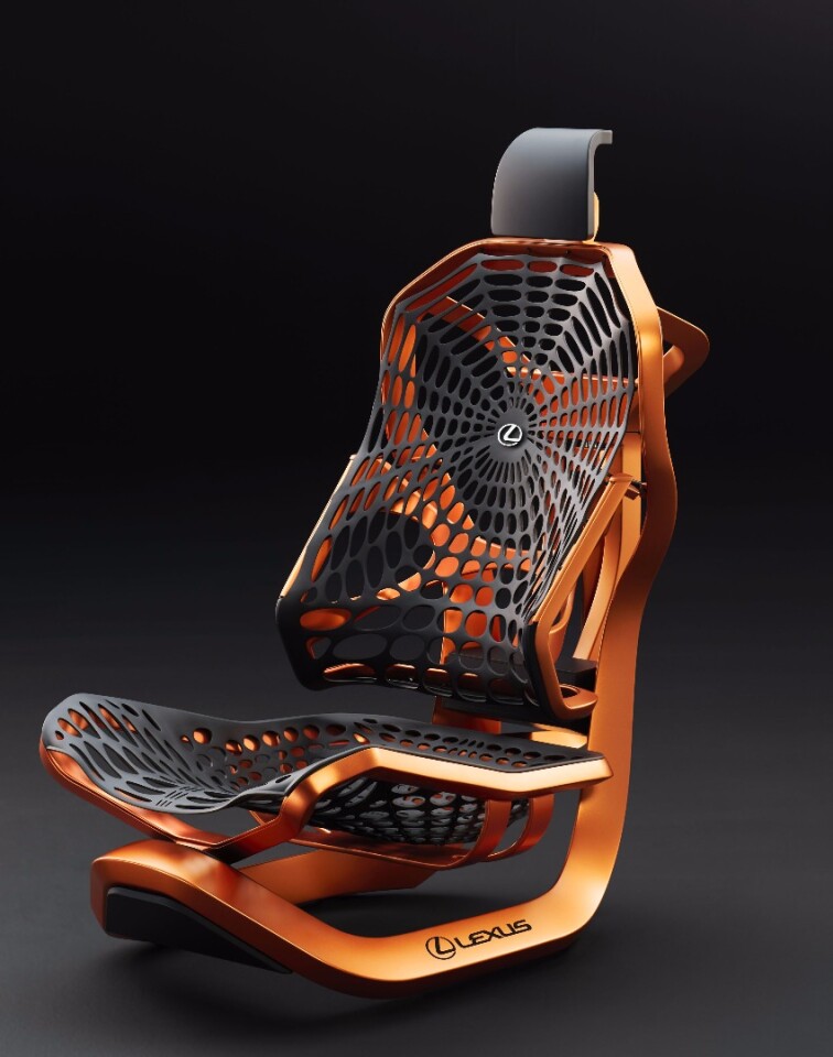 The web-like surfaces are designed to wrap the body and better spread your weight
