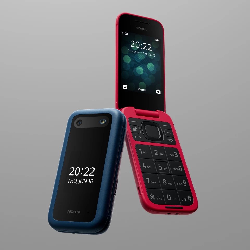 The 2660 Flip features a 2.8-inch QVGA display and big-button keypad in classic clamshell form