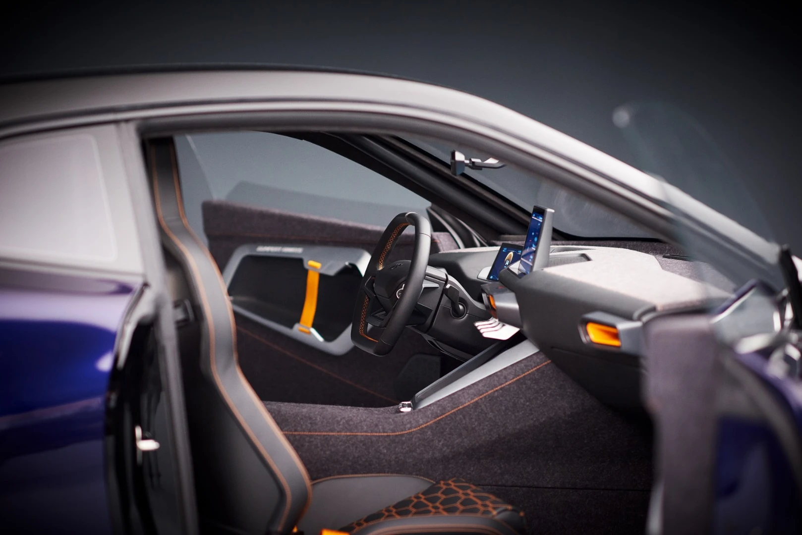 The Nathalie's sporty interior