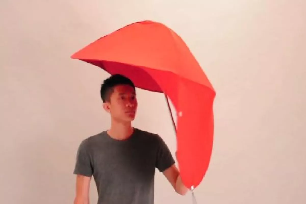 Rain Shield is a concept for a new type of umbrella, created to remedy several of the problems associated with the traditional design