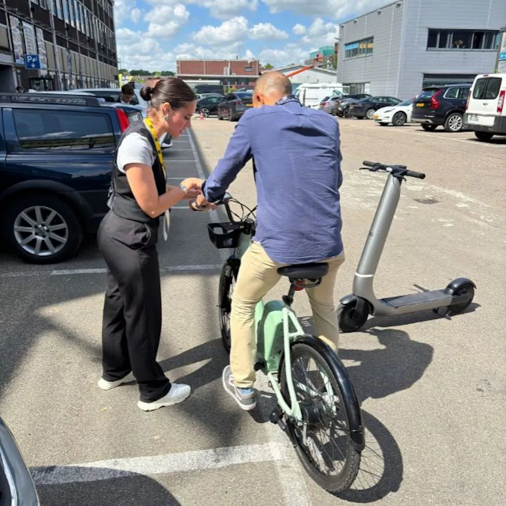 HydroRide Europe AG offered test rides to visitors of the MicroMobility expo in Amsterdam recently