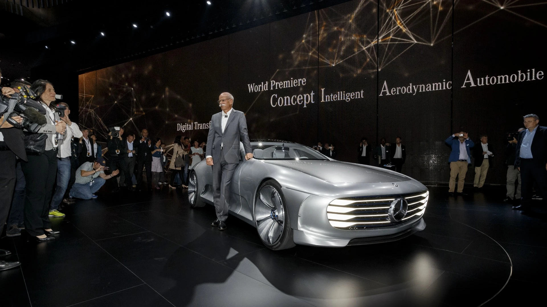 The low, wide grille and neat headlamps give hints as to the styling direction Mercedes will take in the future