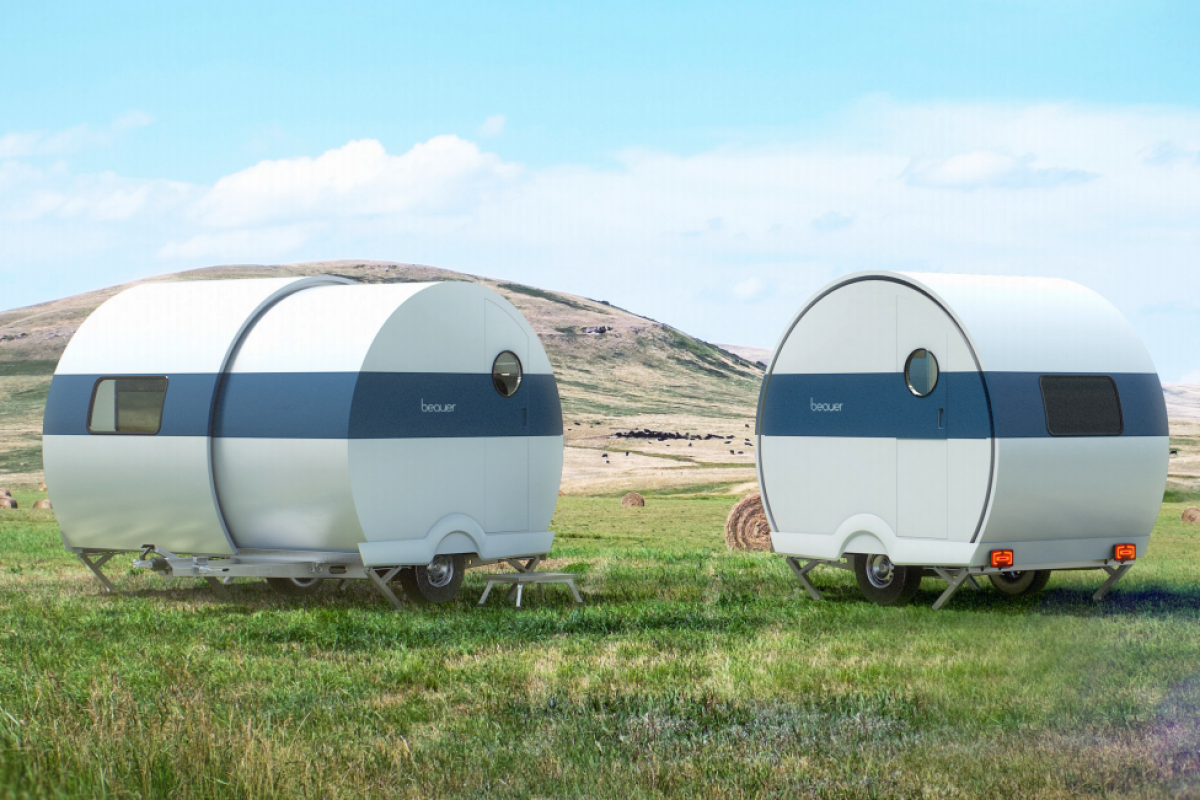 The 2X expansion system creates a more spacious, comfortable outdoor living pod