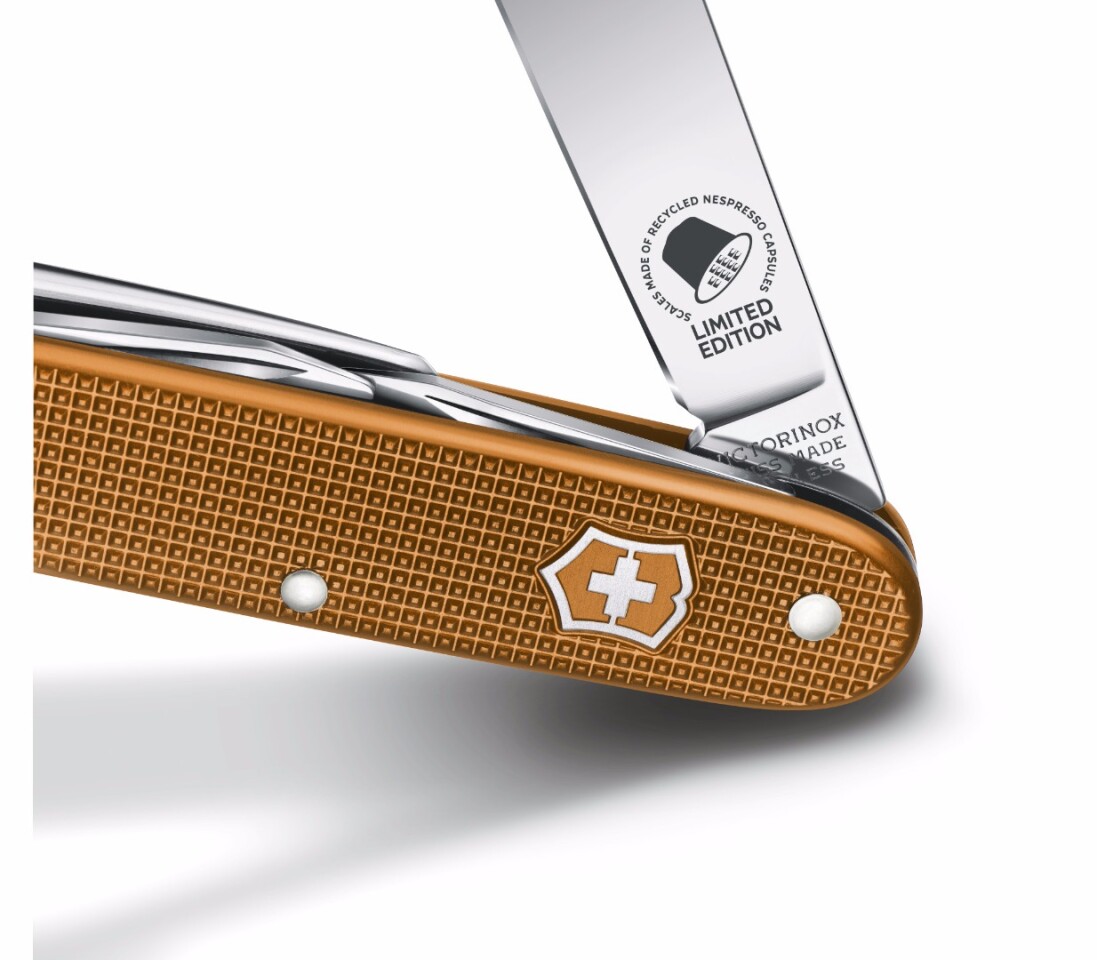 It was actually last year that Nespresso first teamed up with Victorinox, maker of the Swiss Army Knife