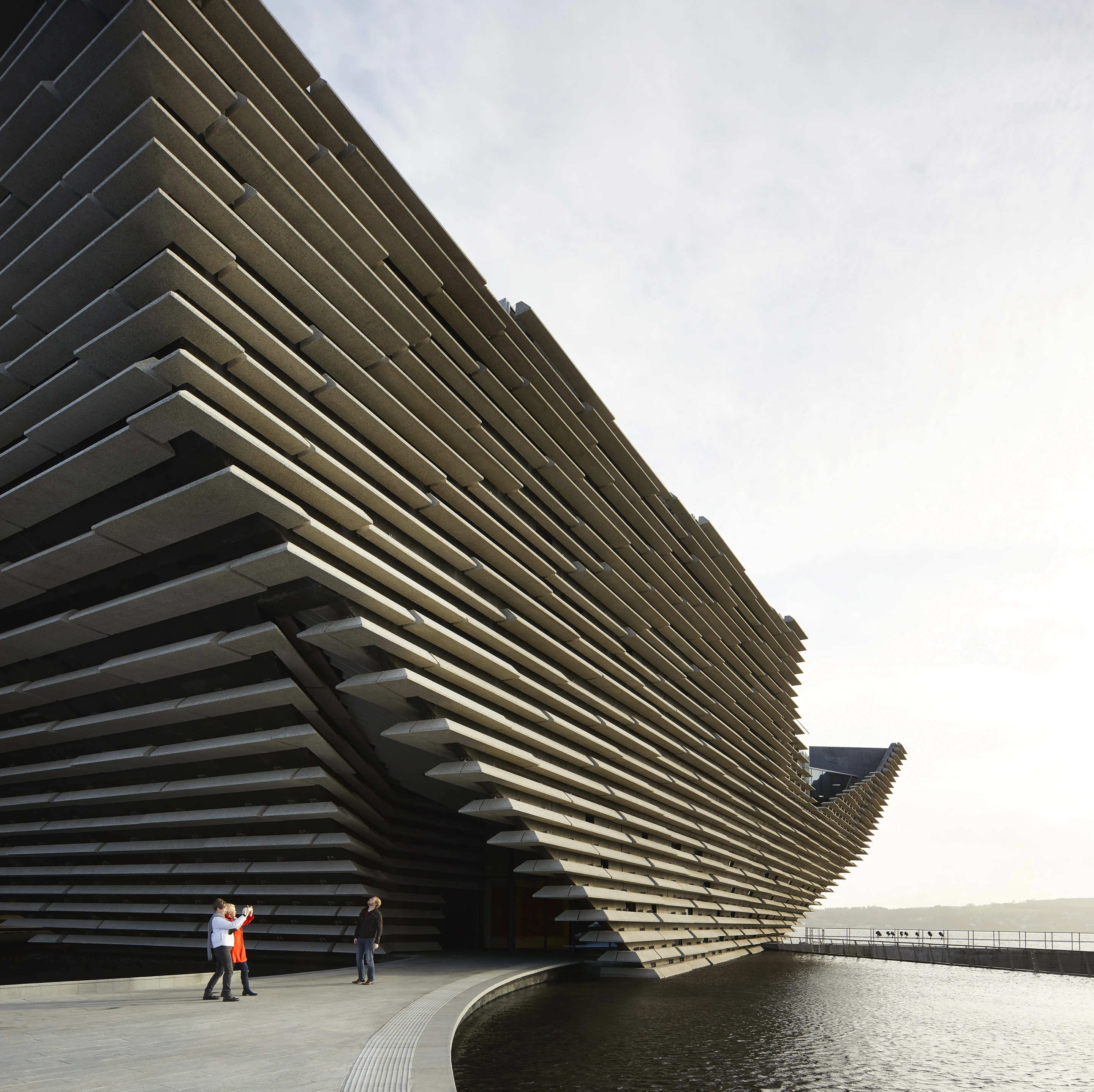 The V&A Dundee was designed to integrate with the environment and serve as a “living room” for the city of Dundee