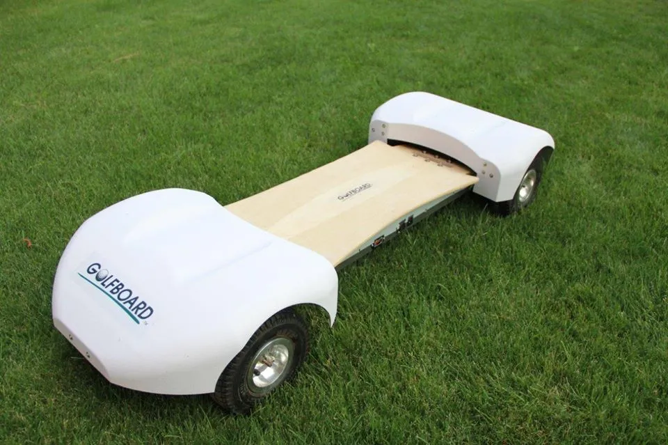 The basic GolfBoard, sans stability handle and foot straps