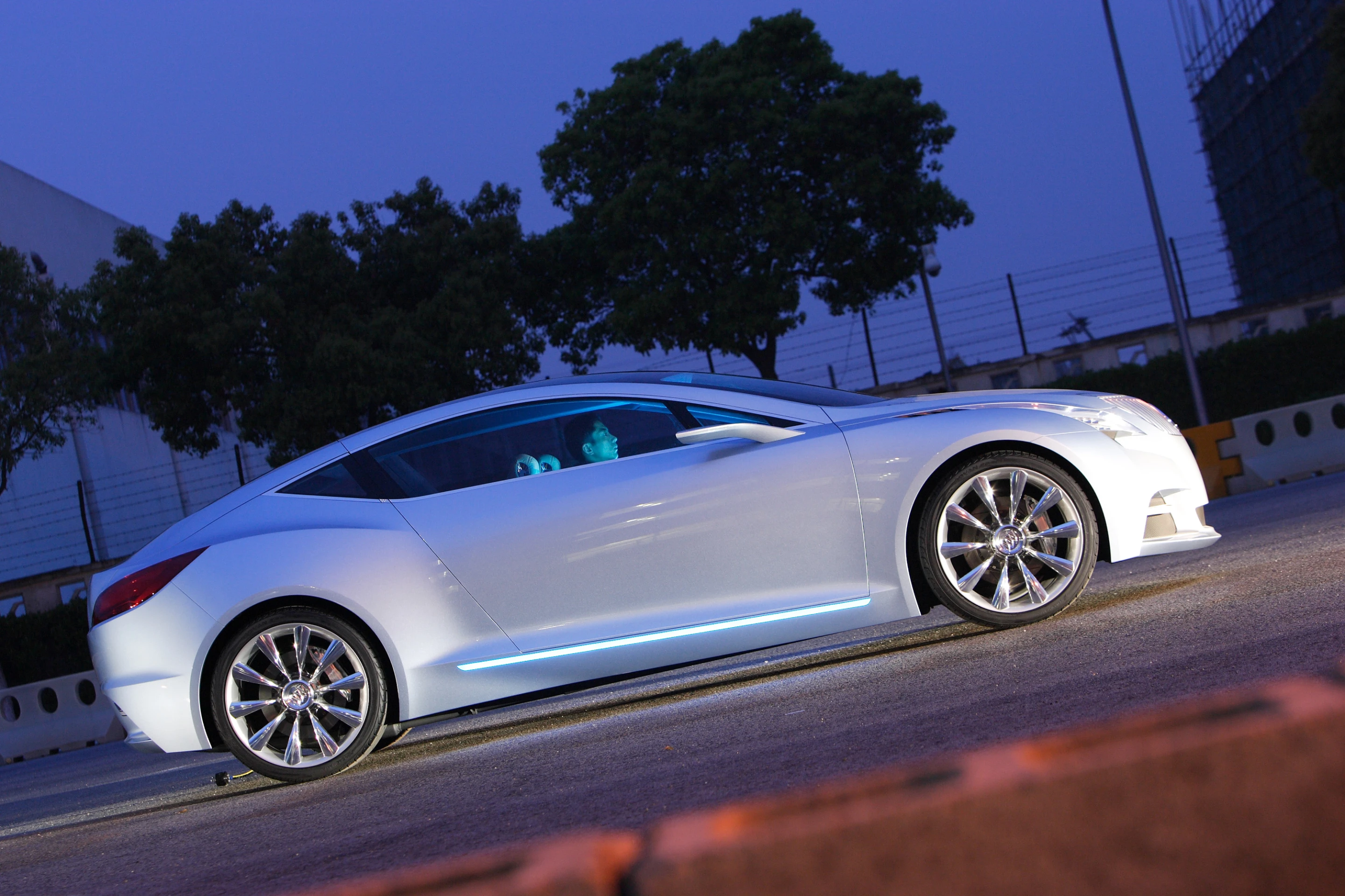 The Buick Riviera concept was inspired by moving water