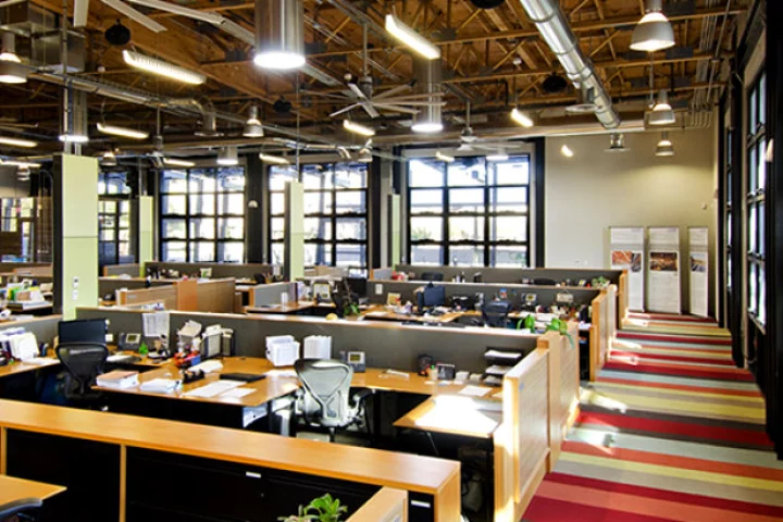 The building has received LEED-NC Platinum and Net-Zero Energy certification (Photo: Gregg Mastorakos)