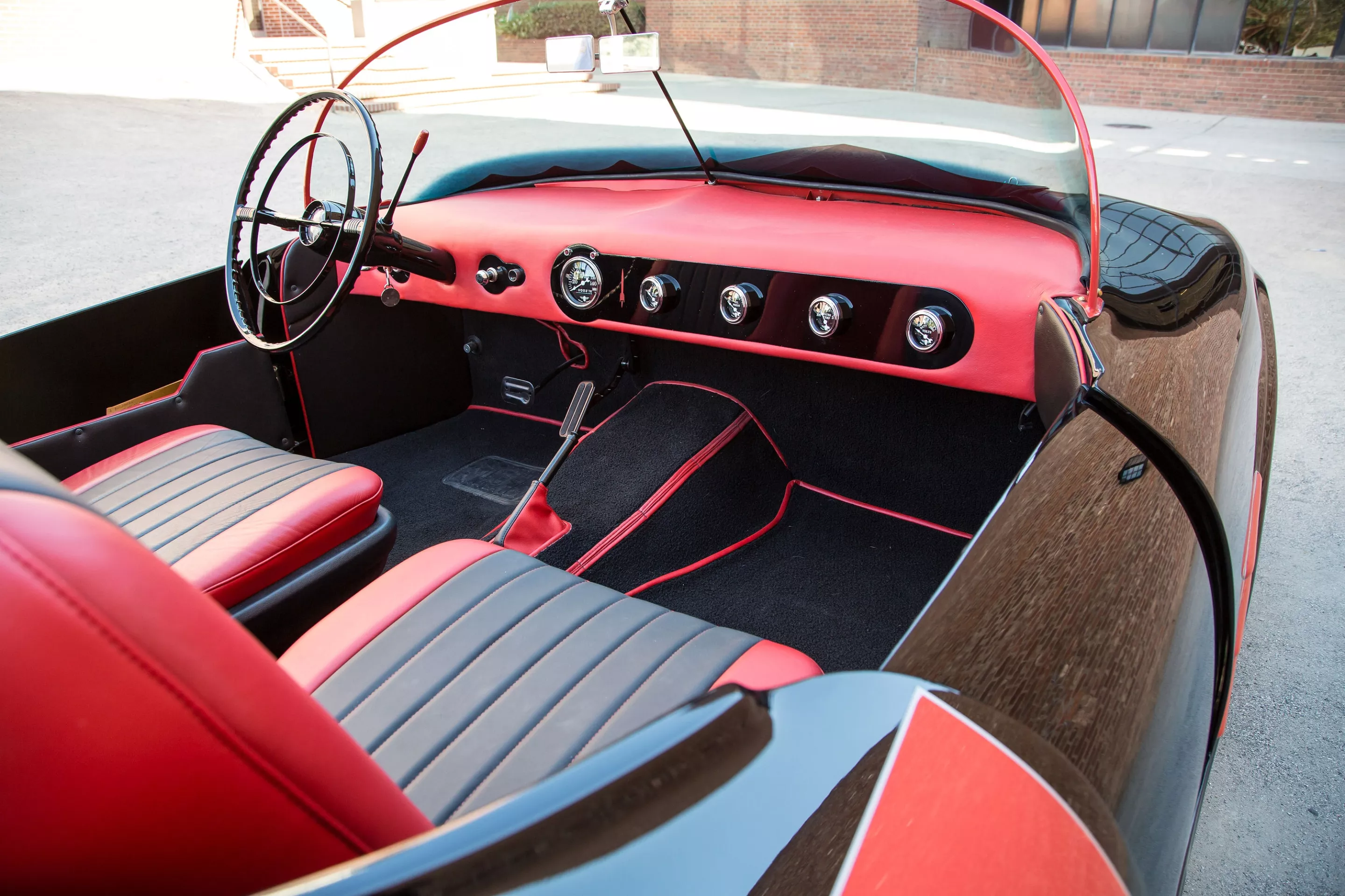 The 1963 Batmobile's cockpit
