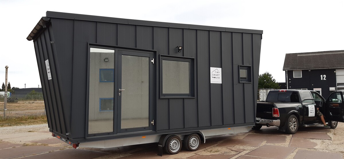 Dark Vader tiny house crosses to the dark side of small living