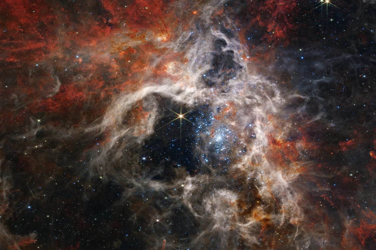 The Tarantula Nebula, captured by Webb ’s Near-Infrared Spectrograph (NIRSpec)