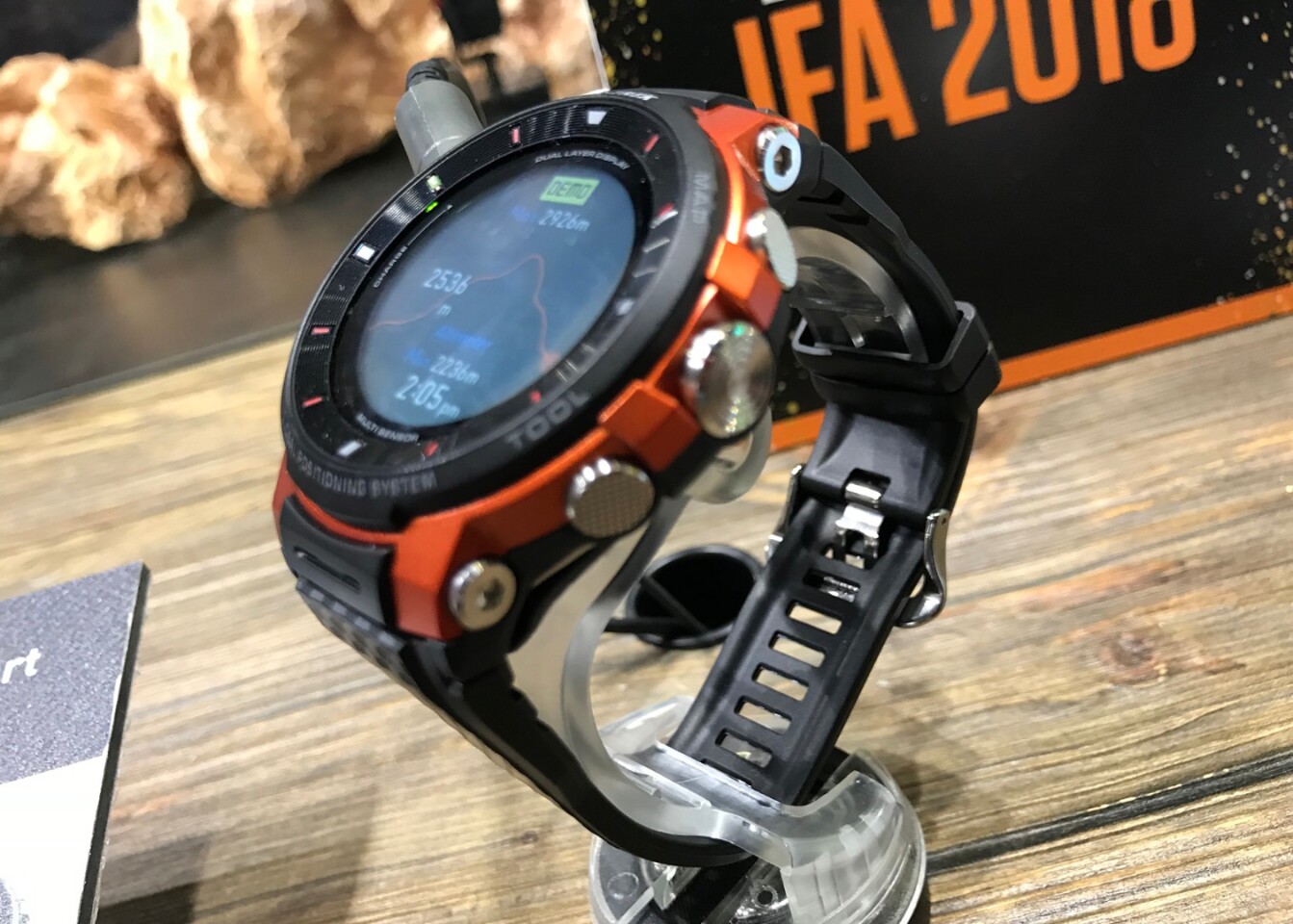 With GPS and offline mapping, the Casio Pro Trek Smart WSD F30 will get you home without a phone