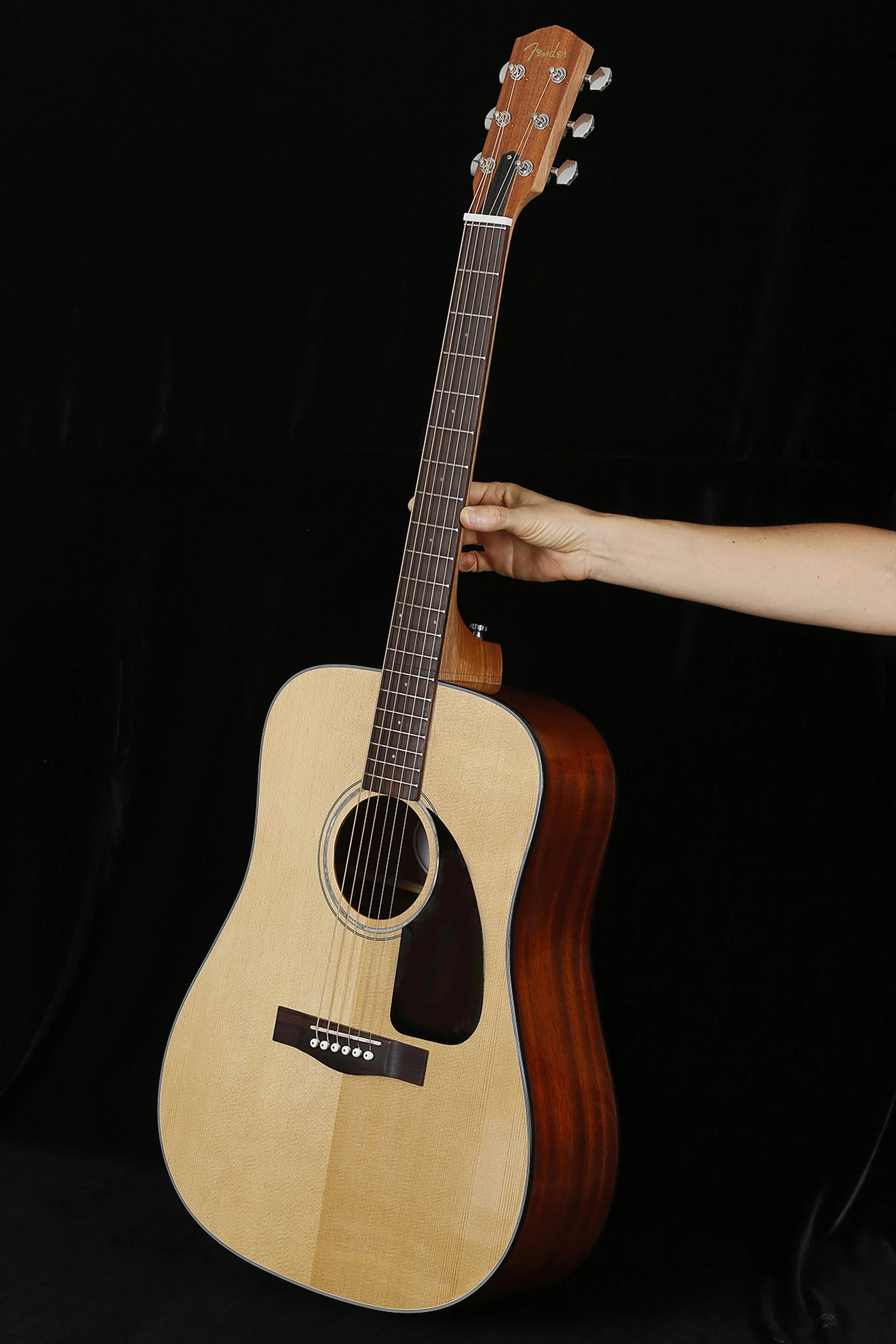 A Fender VA acoustic ready to play